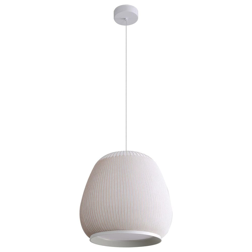 Golden Lighting Tela 17" LED Pendant in Sand Yellow, , large