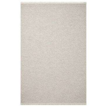 Amber Lewis x Loloi Malibu MAB-01 3"9" x 5"9" Ivory and Dove Indoor/Outdoor Area Rug, , large