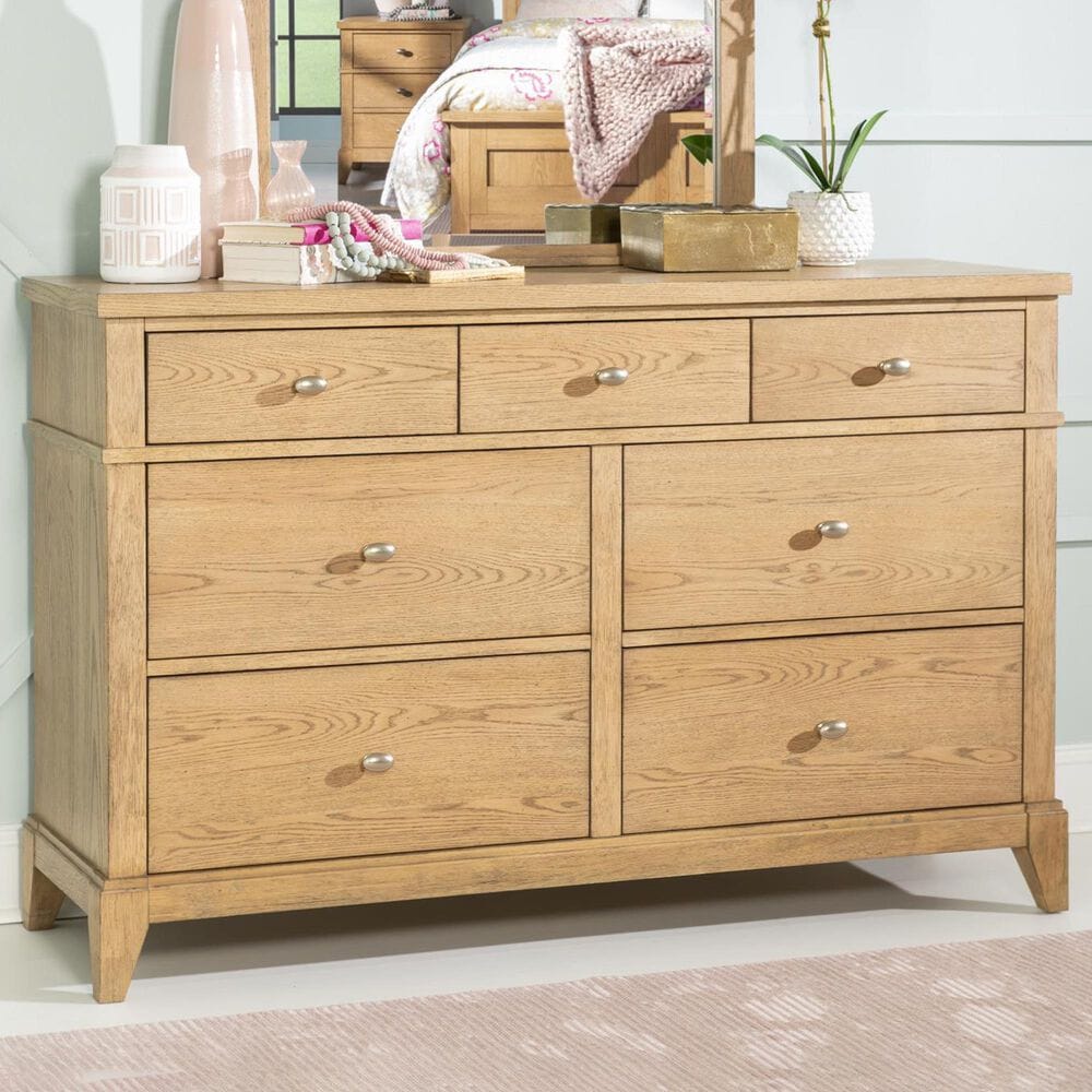 St Claire Home Today's Traditions 7-Drawer Dresser in Natural, , large