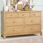 St Claire Home Today"s Traditions 7-Drawer Dresser in Natural, , large