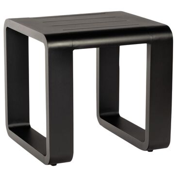 Woodard Vale End Table in Textured Black Finish, , large