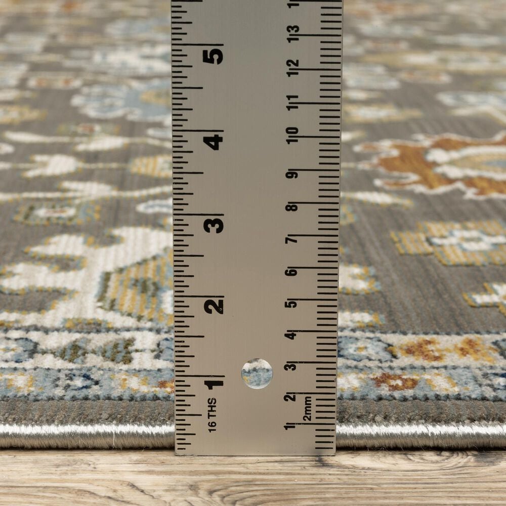 Oriental Weavers Keira Grey and Multicolor 5&#39;3&quot; x 7&#39;6&quot; Area Rug, , large
