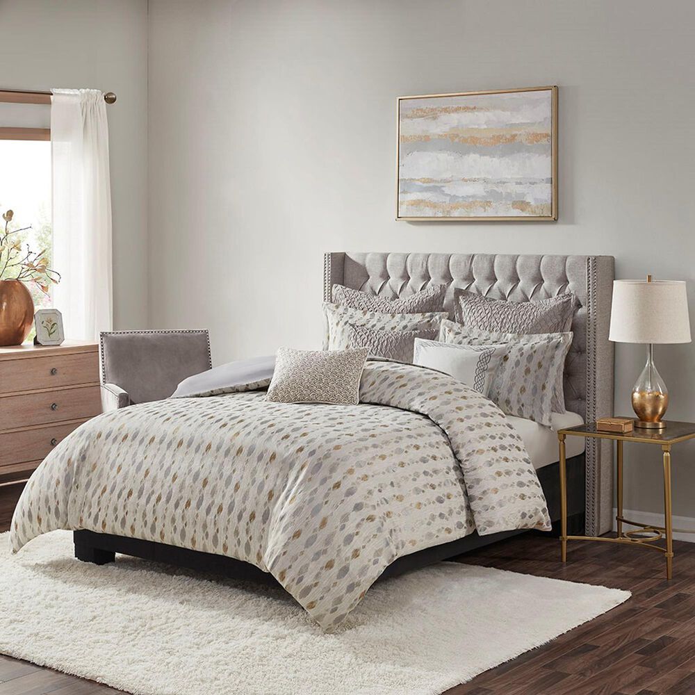 Hampton Park Sanctuary 9-Piece King Comforter Set in Taupe, , large