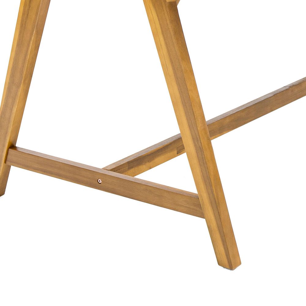 Hearth and Haven 3-Piece Outdoor Picnic Table Set in Teak, , large