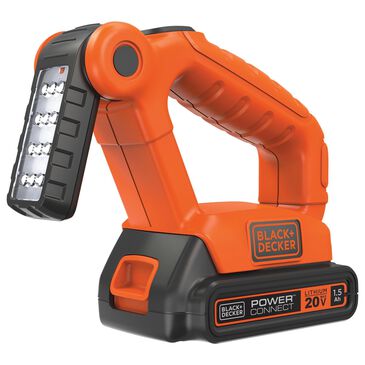 Black & Decker 20V Max 70 Lumens LED Work Light in Black and Orange, , large