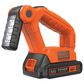 Black & Decker 20V Max 70 Lumens LED Work Light in Black and Orange, , large