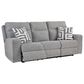 Ashley Biscoe Power Reclining Sofa in Pewter, , large