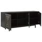 Ashley Fair Ridge Accent Cabinet in Distressed Black and Black, , large