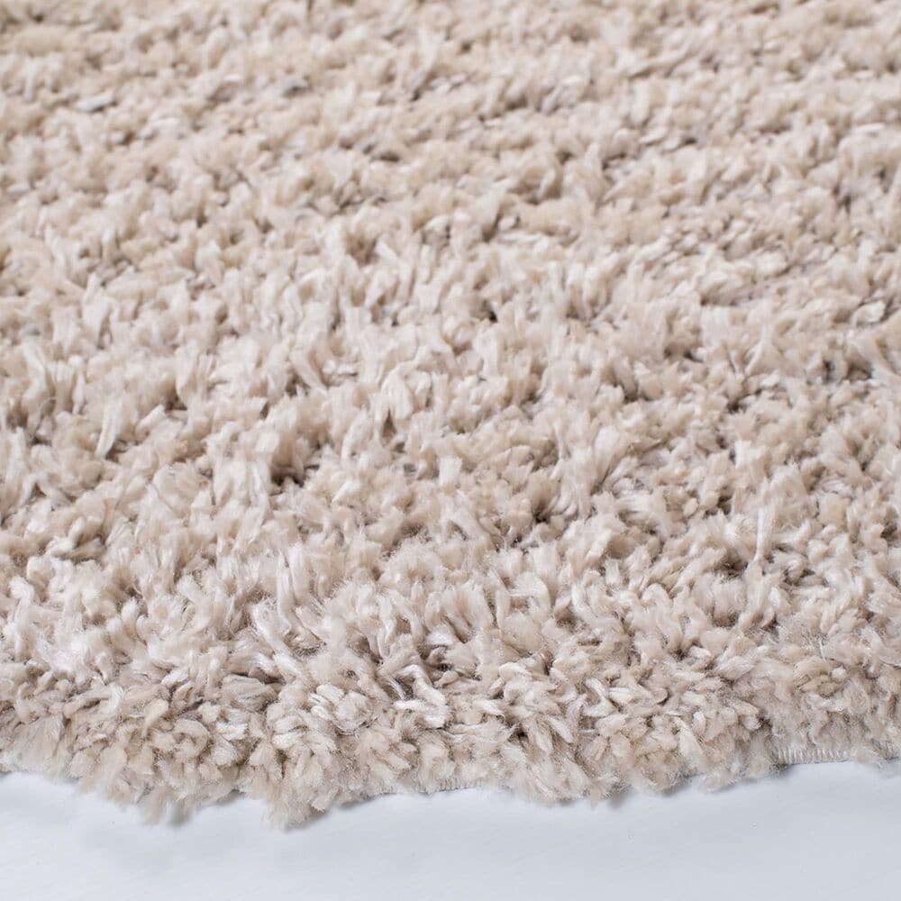 Safavieh August Shag AUG200D 6&#39;7&quot; Round Beige Area Rug, , large