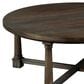Hekman Linwood Round Coffee Table in Brown, , large
