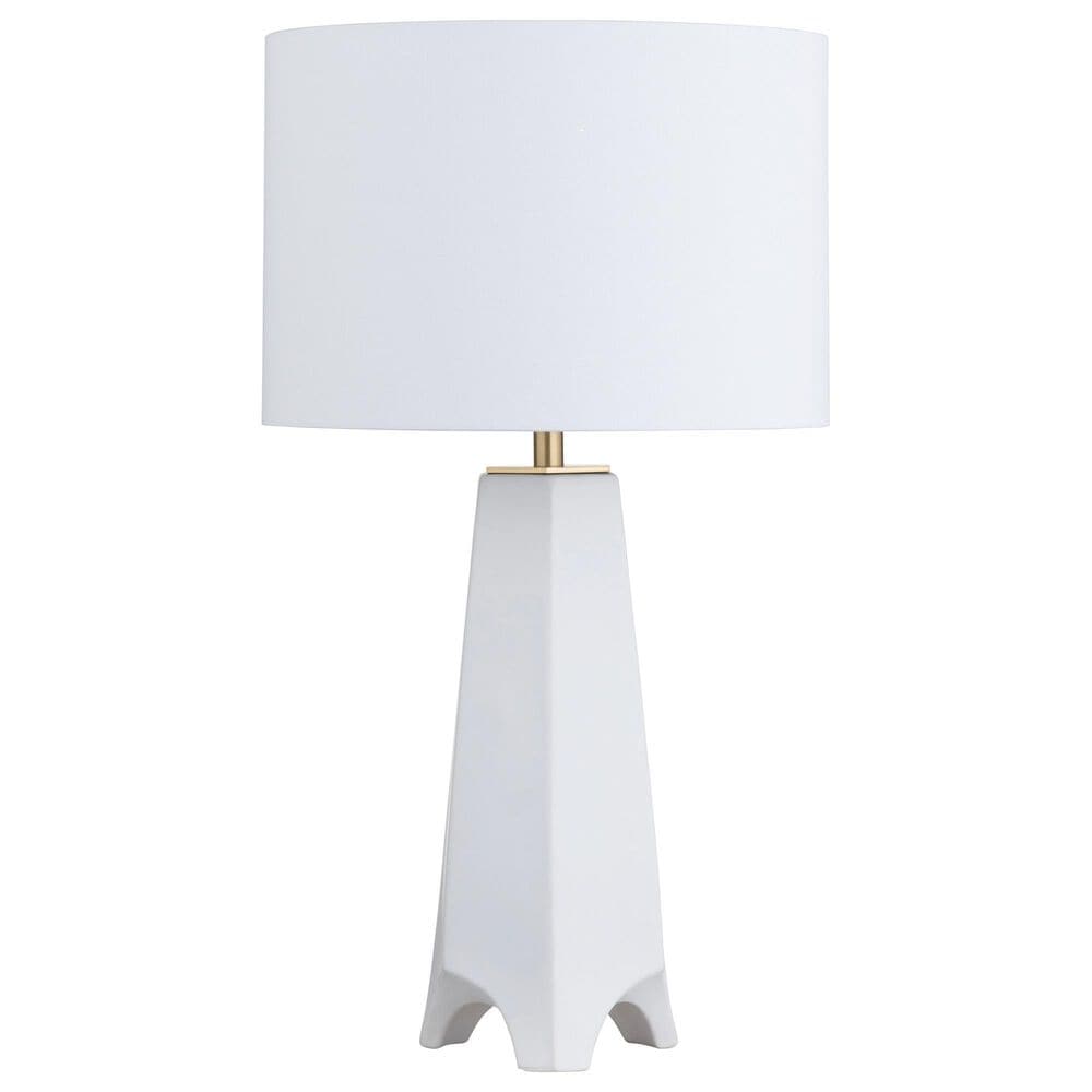 Crestview Collection Spencer Table Lamp in White, , large