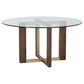 37B Lianne Dining Table in Gold - Table Only, , large