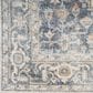 Nourison Astra Machine Washable 9" x 12" Grey and Gold Area Rug, , large