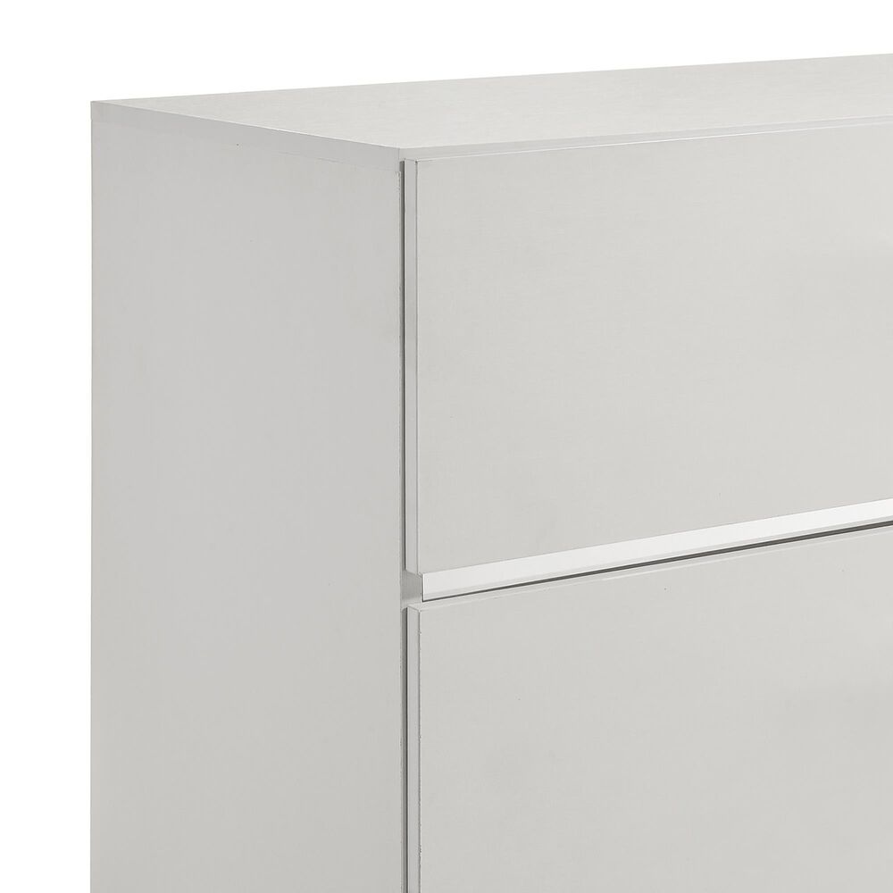 New Heritage Europa 5-Drawer Chest in White, , large