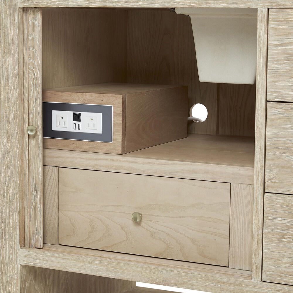 James Martin Vanities Marigot Single 48&quot; Single Vanity in Sun-washed Oak with 3 cm Carrara White Marble Top, , large