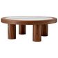Eichholtz Presedio Coffee Table in Walnut and Bianco Lilac, , large
