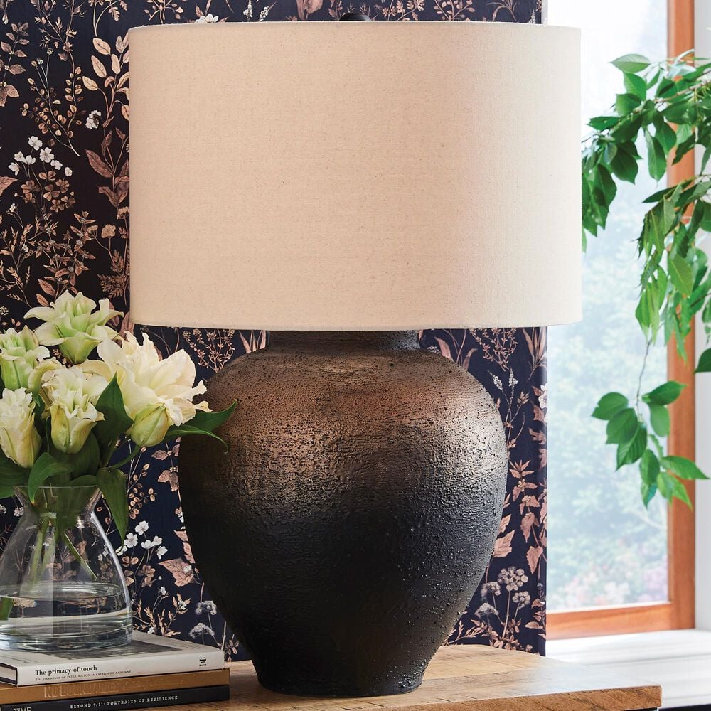 Ashley Newgerhard Table Lamp in Brown and Black, , large