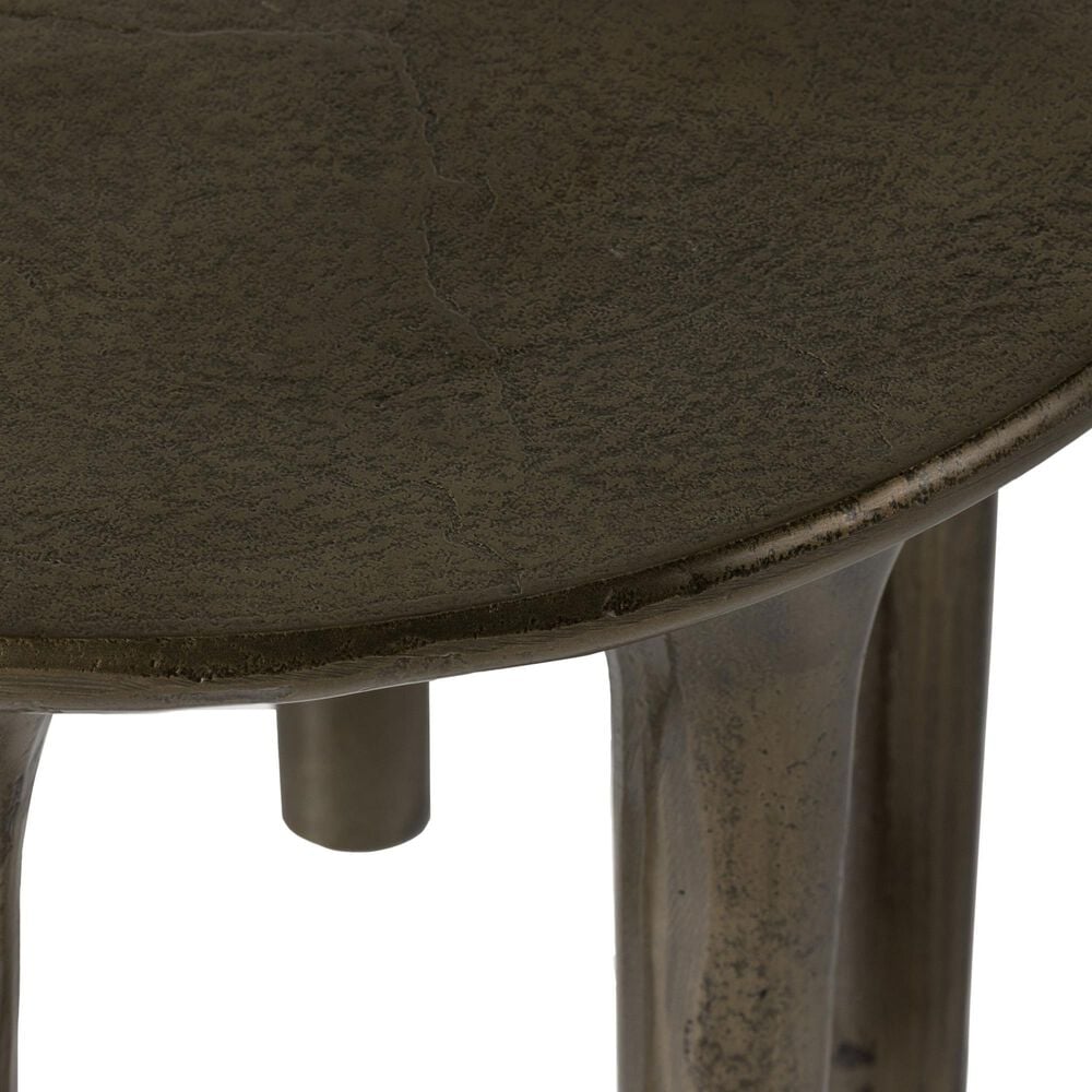 Four Hands Kelden End Table in Aged Bronze, , large