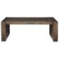 Ashley Dreggan Rectangular Cocktail Table in Warm Walnut, , large