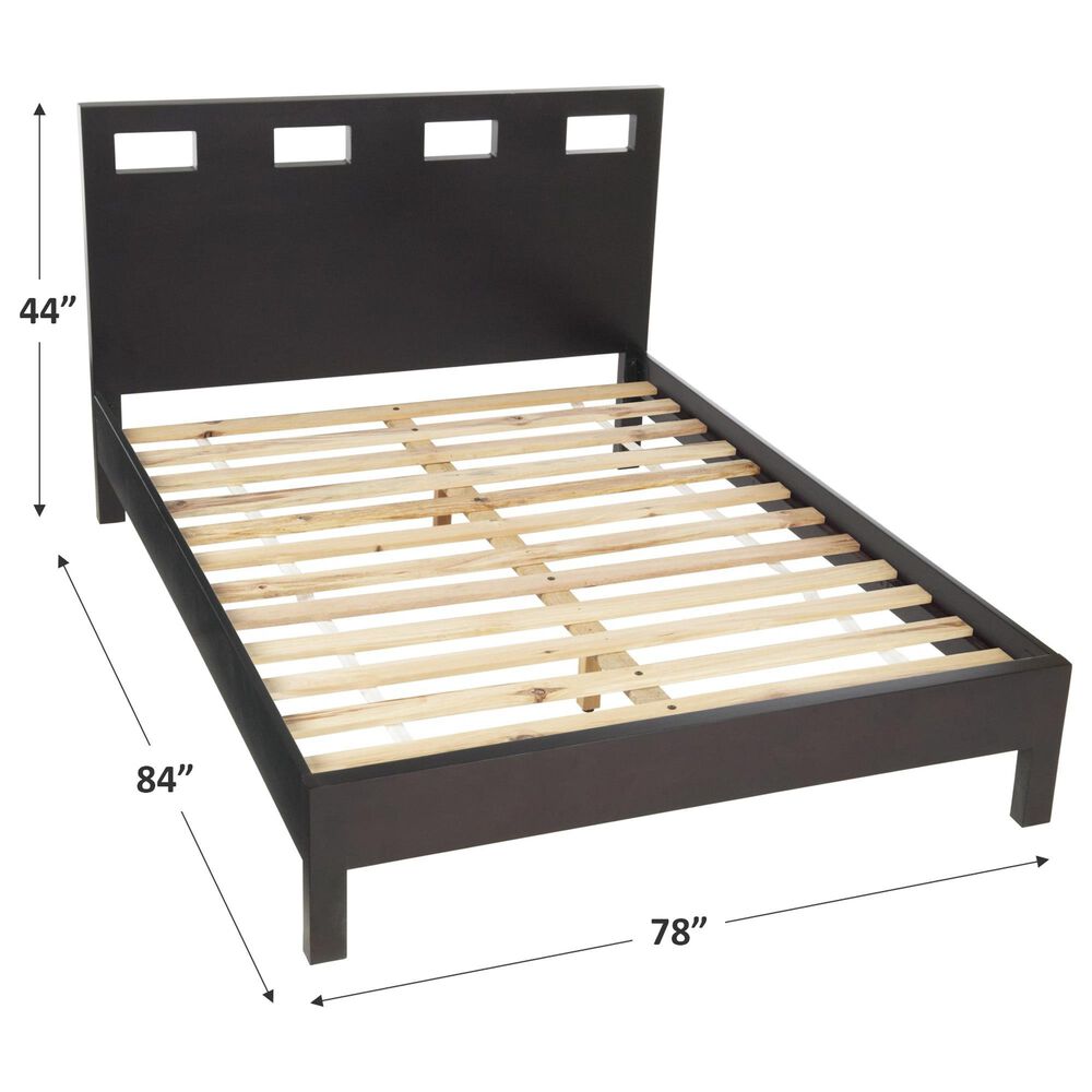 37B Nevis King Platform Bed in Espresso, , large