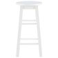 Linon Home Decor Abby 24" Counter Stool in White, , large