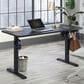 Sauder Adjustable Height Desk in Black, , large