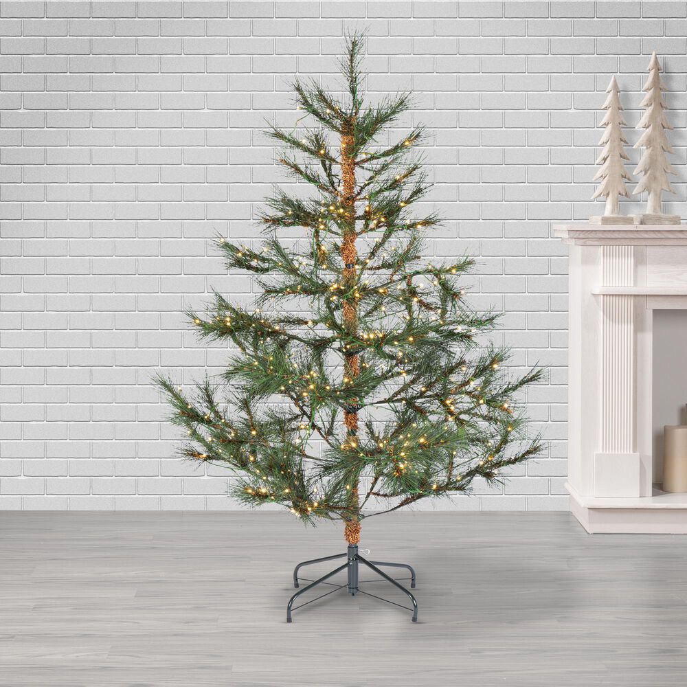 The Gerson Company 5&#39; Pre-Lit Artificial Christmas Tree in Green, , large