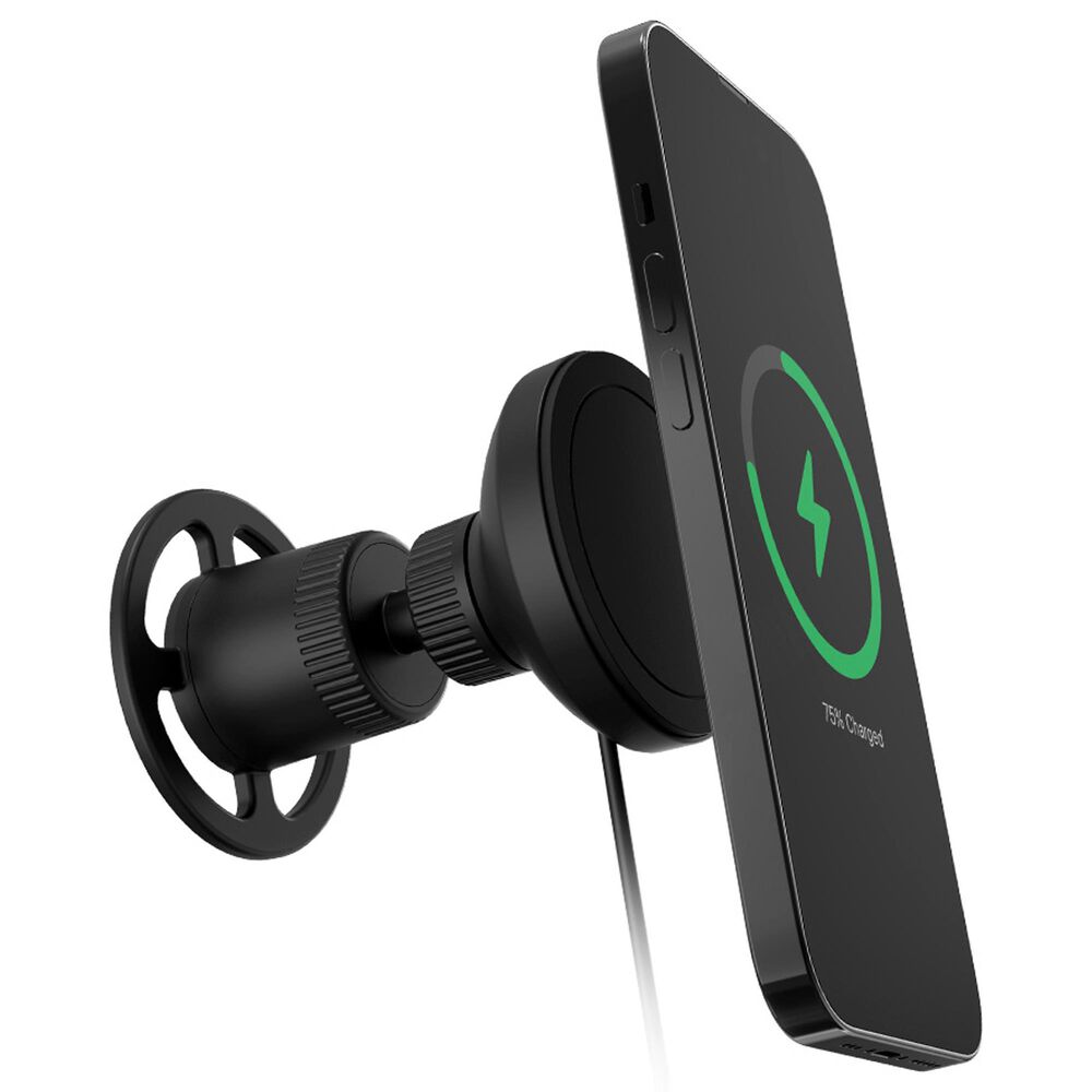 Mophie 15W Snap Plus Wireless Charging Car Vent Mount in Black, , large