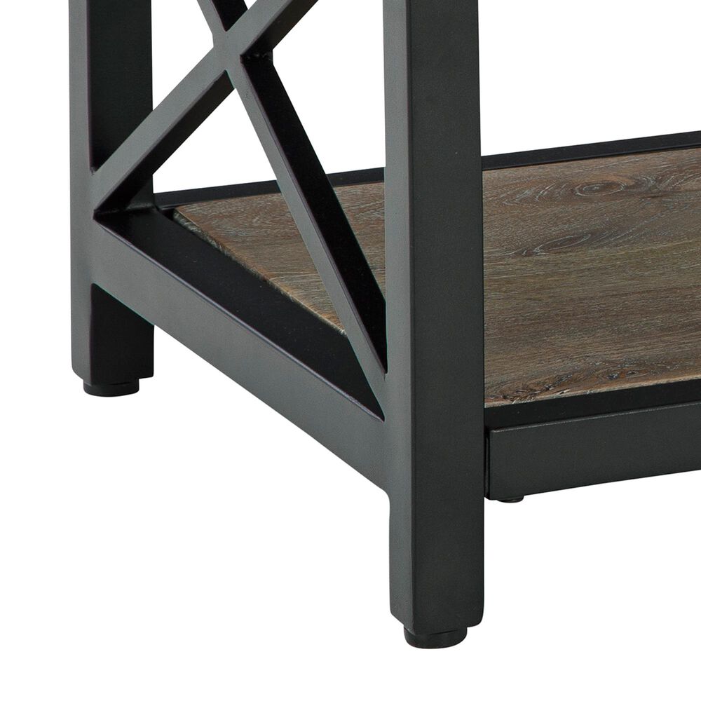 Ashley Bristenfort 3-Piece Occasional Table Set in Black and Light Brown, , large