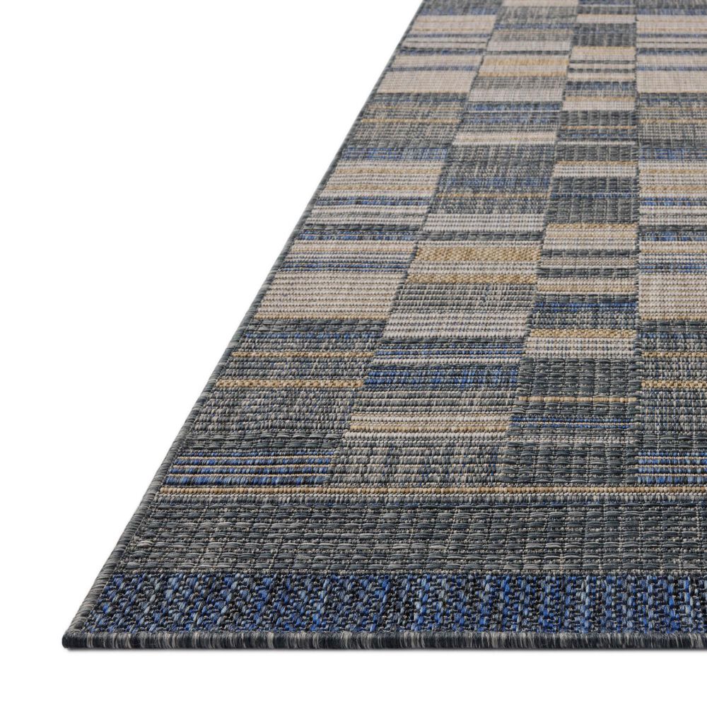 Loloi II Birch 2&#39;3&quot; x 3&#39;9&quot; Denim and Gold Indoor/Outdoor Area Rug, , large