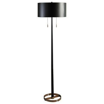 Ashley Amadell Floor Lamp in Black and Gold, , large