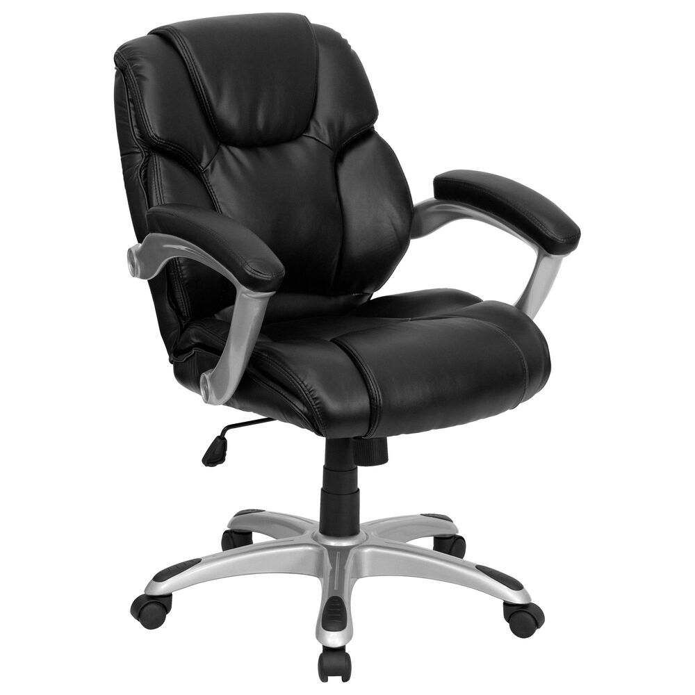 Flash Furniture Executive Swivel Chair in Black, , large