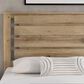 Ashley Brozmont King Panel Platform Bed in Natural Brown, , large