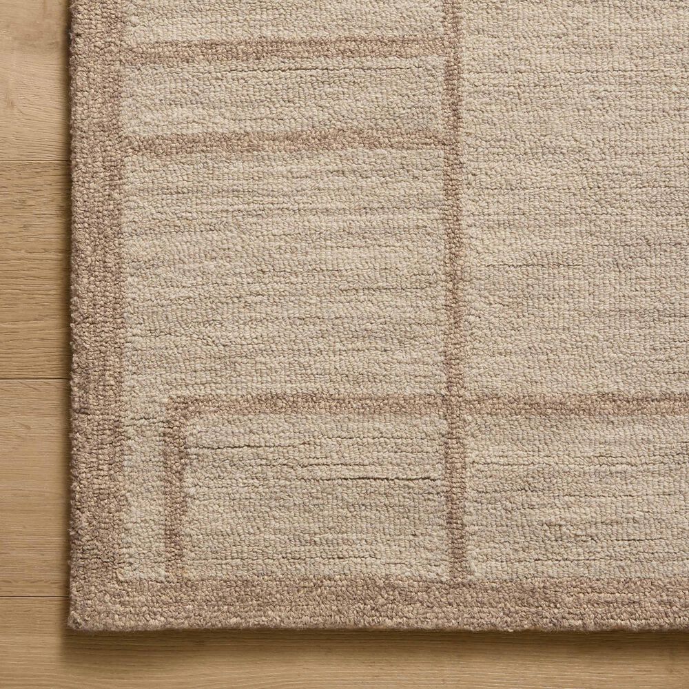 Jeremiah Brent x Loloi Barrow Beige and Taupe 2&#39;6&quot; x 9&#39;9&quot; Runner, , large