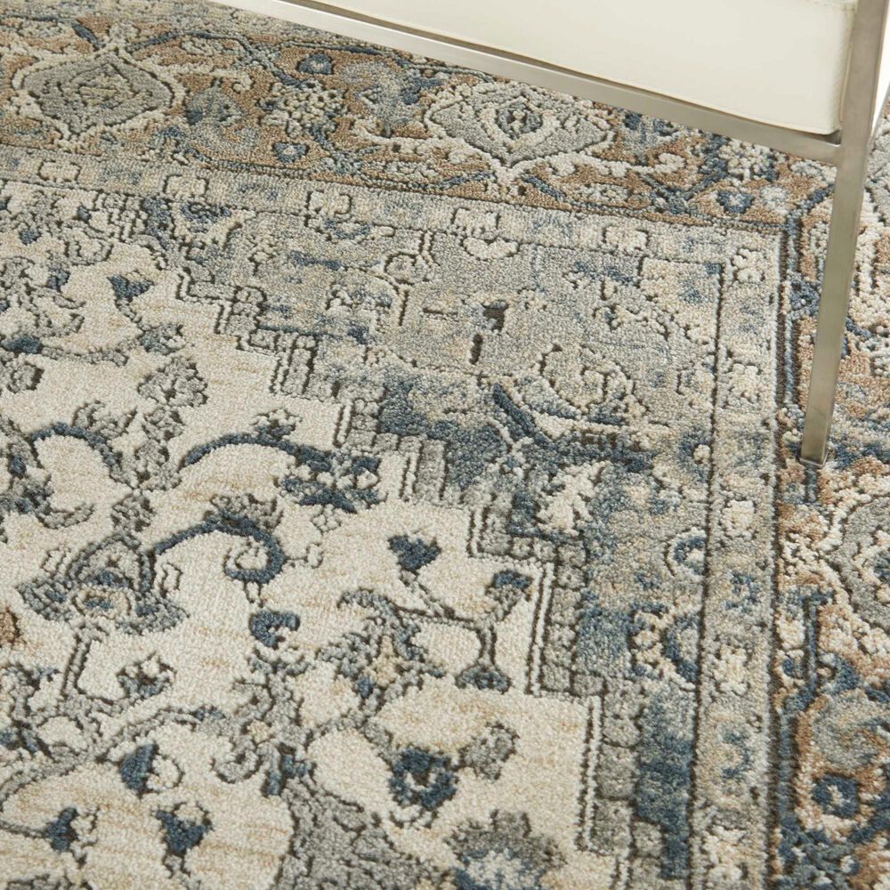 Nourison Quarry 7&#39;10&quot; x 9&#39;10&quot; Ivory and Grey Area Rug, , large