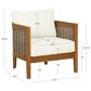 Linon Home Decor Chaddsley Patio Arm Chair in Beige, , large