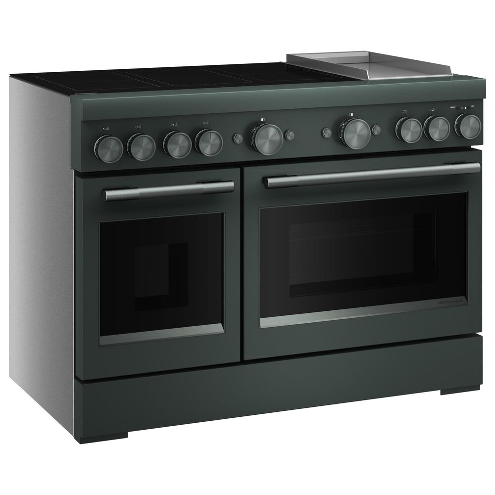 KitchenAid 6.3 Cu. Ft. Freestanding Commercial-Style Induction Range with Griddle in Juniper, , large