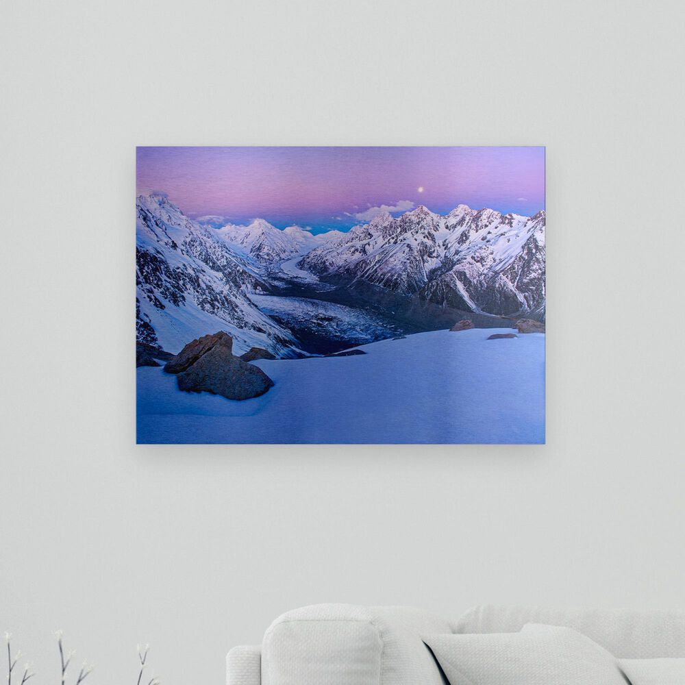 Timberlake Yan Zhang "A State Of Tranquility" 16" x 22" Floating Brushed Aluminum Art, , large