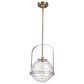 Uttermost Mimas 1-Light Pendant in Antique Brass, , large