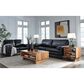 Ashley Bryceview Stationary Sofa and Loveseat Set in Onyx, , large