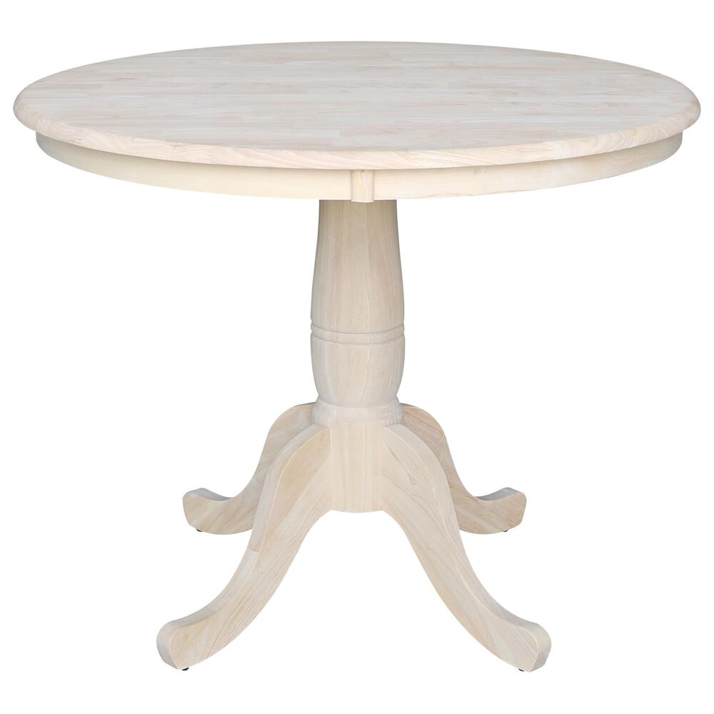 International Concepts 36" Round Table in Unfinished, , large