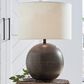 Ashley Hambell Table Lamp in Black and Gold, , large