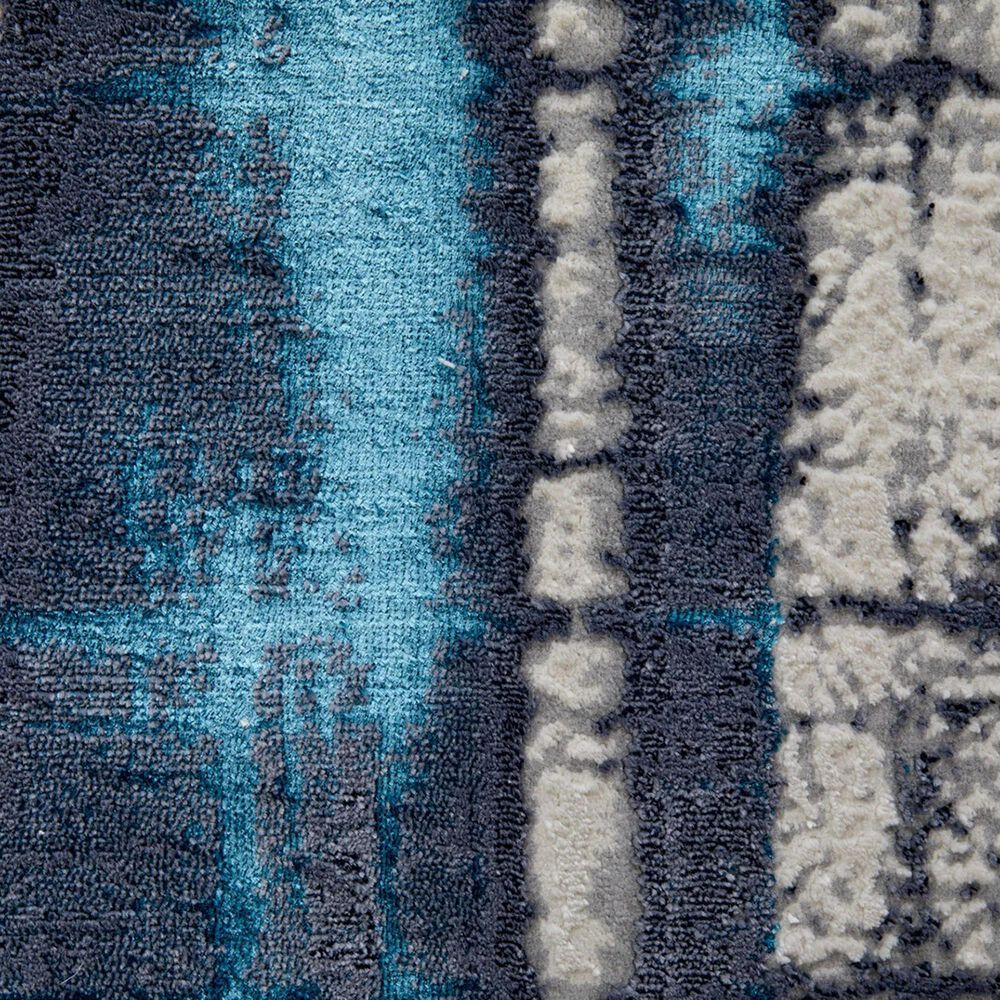 Feizy Indio 1&#39;8&quot; x 2&#39;10&quot; Blue and Ivory Area Rug, , large