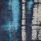 Feizy Indio 1"8" x 2"10" Blue and Ivory Area Rug, , large