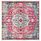 Safavieh Madison MAD447R 5" Square Fuchsia and Teal Area Rug, , large