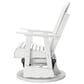 Ashley Hyland Wave Swivel Glider Chair in White, , large