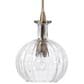 Jamie Young Elvian Carafe 1-Light Glass Pendant in Antique Brass, , large