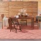 Nourison Easy Care 8" x 10" Coral and Orange Indoor/Outdoor Area Rug, , large