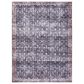 Nourison Grand Washables 7"10" x 9"10" Navy Ivory Area Rug, , large