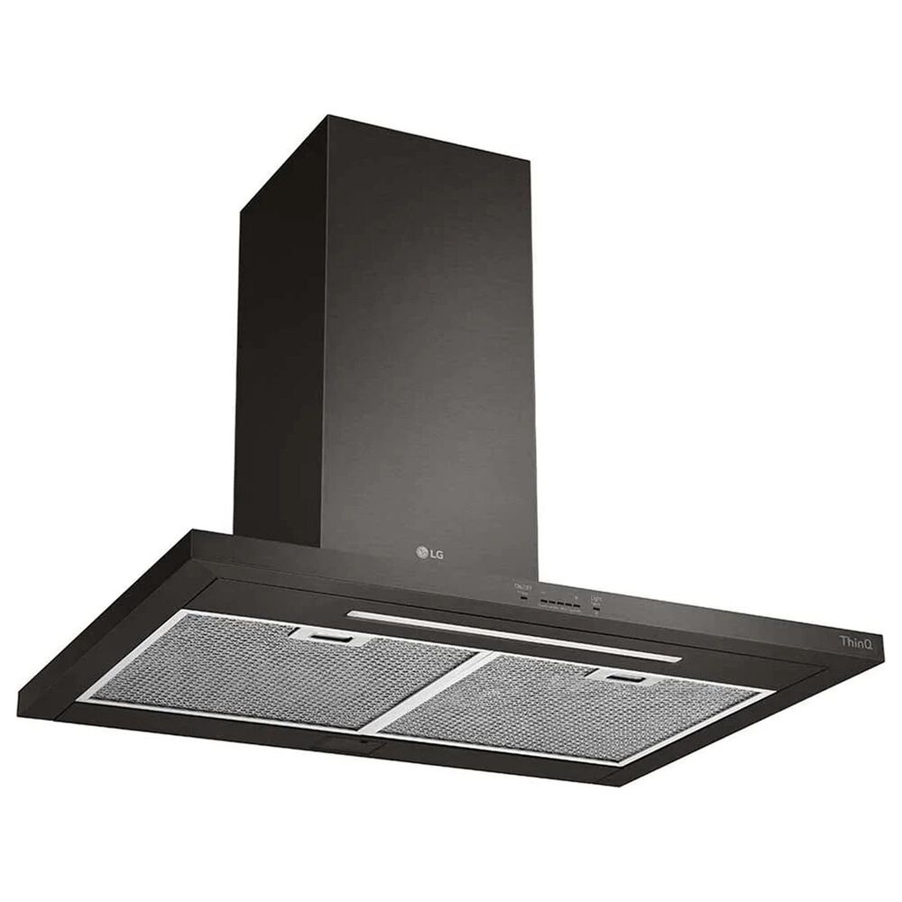 LG 30&quot; Wall Mount Chimney Hood in Black Stainless Steel, , large